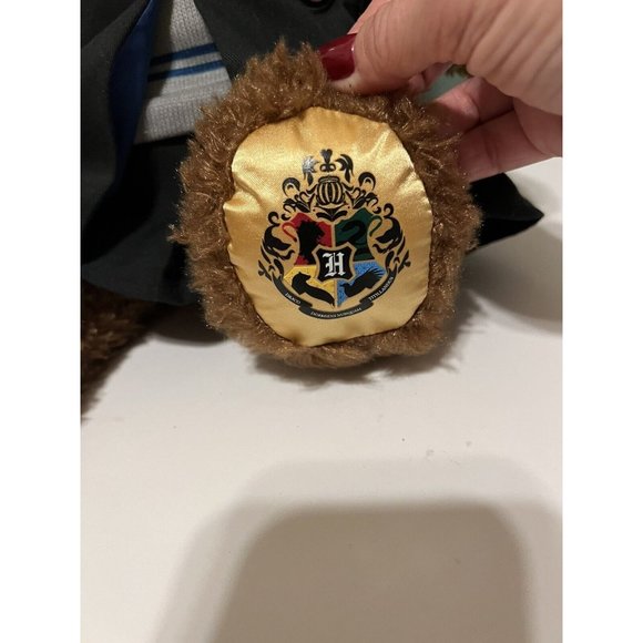 BUILD A BEAR Harry Potter Ravenclaw Brown Bear Robe Shirt Tie Vest Hat Sound! - Picture 5 of 7